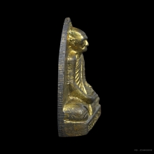 รูปเหมือนปั๊มพิมพ์หลังเตารีด หลวงพ่อพรหม วัดช่องแค ทองระฆัง