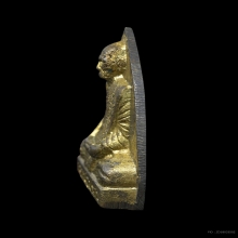 รูปเหมือนปั๊มพิมพ์หลังเตารีด หลวงพ่อพรหม วัดช่องแค ทองระฆัง