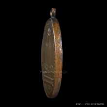 เหรียญรูปไข่หลวงพ่อเดิม วัดหนองโพ ปี 2482 บล็อกดอกจันโค้ง