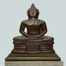 พระบูชาหลวงพ่อโสธรแผ่นปั้มครึ่งซีก ปี 2497