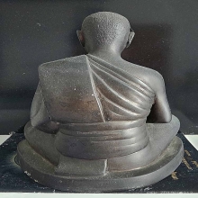 พระบูชาหลวงพ่อสด วัดปากน้ำ ป้ายแดง หน้าตัก 6 นิ้ว ผิวหิ้ง 