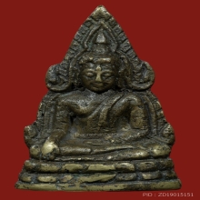 พระพุทธชินราชอินโดจีน พิมพ์สังฆาฏิสั้น หน้าพระประธาน ปี 2485