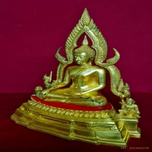 พระบูชาหลวงพ่อชินราช 5.9 นิ้ว ลงรักปิดทอง ปี2545