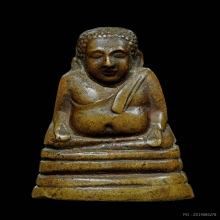 รูปหล่อพระสังกัจจายน์ เนื้อทองผสม ใต้ฐานอุดกริ่งทองแดงเถื่อน