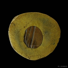 รูปหล่อพระสังกัจจายน์ เนื้อทองผสม ใต้ฐานอุดกริ่งทองแดงเถื่อน