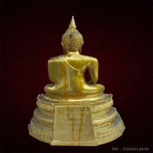 พระบูชาหลวงพ่อวัดไร่ขิง 5นิ้วกะหลั่ยทอง