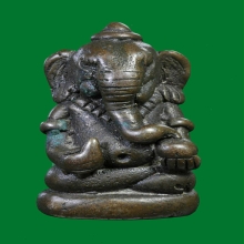 พระพิฆเนศ ลอยองค์ เนื้อสำริด ยุคต้น ขนาดห้อยคอ