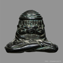 พระปิดตาหลวงพ่อผัน วัดสรรเพชร พิมพ์เศียรบายศรี