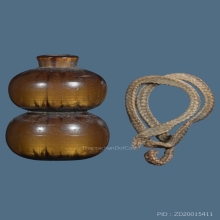 น้ำเต้าดูดทรัพย์ รุ่นแรก หลวงพ่อสด วัดปากน้ำ สีคตไม้สักนิยม