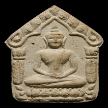 พระขุนแผนผงพรายกุมาร หลวงปู่ทิม อิสริโก  รุ่นสากหัก ปี 2546