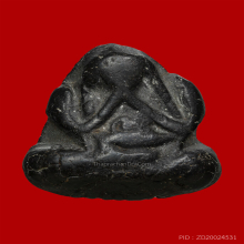 พระปิดตาหลวงปู่เจียม วัดกำแพง จ.ชลบุรี เนื้อผงคลุกรัก