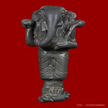 พระพิฆเนศยืน เนื้อสำริดเงิน ยุคต้น