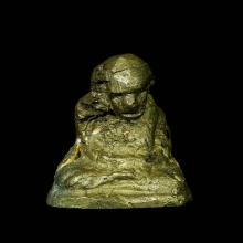 รูปหล่อโบราณหลวงพ่อเขียน ค่อมเล็ก ออกวัดพร้าว พิจิตร ปี2500