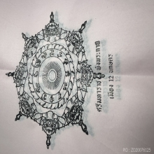 กระดาษอธิฐานขอพรองค์พ่อจตุคามรามเทพรุ่นแรก