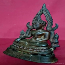 พระบูชาหลวงพ่อชินราช 25 พุทธศตวรรษ ก้นดินไทย พิมพ์หน้าจีน