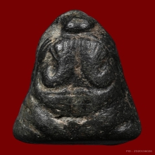 พระปิดตาเนื้อดินผสมผงใบลาน