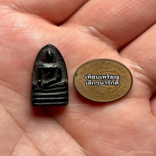 พระไม้เสาโบสถ์เก่า หลวงปู่เหรียญ วัดหนองบัว จ.กาญจนบุรี