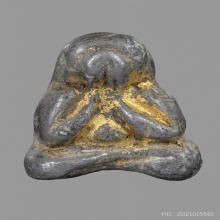 พระปิดตา หลวงพ่อแก้ว วัดเคลือวัลย์  เนื้อตะกั่ว พิมพ์กลาง