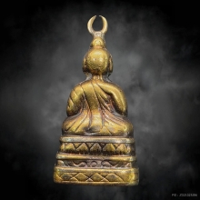 พระชัยทองคำปั้มอุดผงดำพระสังฆราช (แพ) วัดสุทัศน์ฯ