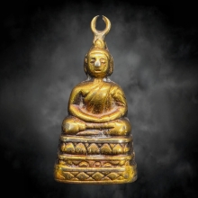 พระชัยทองคำปั้มอุดผงดำพระสังฆราช (แพ) วัดสุทัศน์ฯ