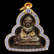 พระท่ากระดาน กรุเทวสังฆาราม กาญจนบุรี พิมพ์เกตุบัวตูม