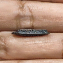 รูปเหมือนใบโพธิ์หลวงพ่อเปิ่นวัดบางพระ รุ่นร่มโพธิ์ เนื้อเงิน