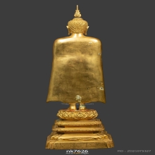 หลวงพ่อบ้านแหลม วัดเพชรสมุทรวรวิหารสูง 19 นิ้ว หน้านิยม