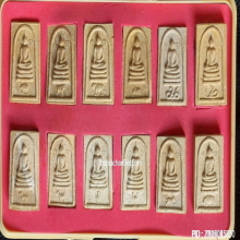 พระสมเด็จ 12 นักษัตรประจำราศีเกิด วัดหนองหมูใต้ ปี 2542