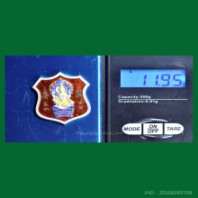 เหรียญโล่ห์จตุคามรามเทพ เนื้อเงินลงยา หลักเมืองนคร ๖๘