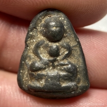 พระพุทธหลังเรียบ เนื้อชินตะกั่วเก่า 