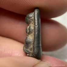 พระพุทธหลังเรียบ เนื้อชินตะกั่วเก่า 