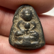 พระพุทธหลังเรียบ เนื้อชินตะกั่วเก่า 