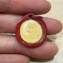 นางกวัก หลวงพ่อหอม วัดชากหมาก ระยอง เนื้องาแกะ