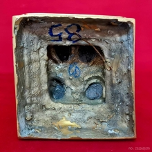 พระบูชาสิงห์เมตตามหามงคล รุ่นแรก สีทองน้ำผึ้ง วัดใหญ่ พล.