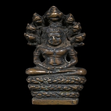 พระนาคปรกหล่อโบราณ หลวงพ่อเทียม วัดกษัตราธิราช