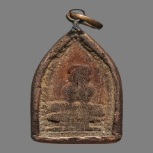 ปิดตาหลังนางกวักหลวงพ่อเดิมวัดหนองโพ