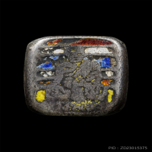 หัวแหวนลงยา ลพ.จง วัดหน้าต่างนอก จารใบพัด