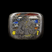 หัวแหวนลงยา ลพ.จง วัดหน้าต่างนอก จารใบพัด