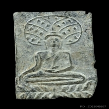 พระขุนแผนใบพุทรา กรุวัดราชบูรณะ เนื้อชินเงิน  รองแชมป์ 