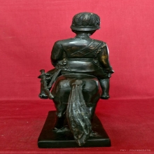 พระบูชาเสด็จพ่อร.5 ทรงม้า หล่อโบราณ ความสูง 13.5 นิ้ว