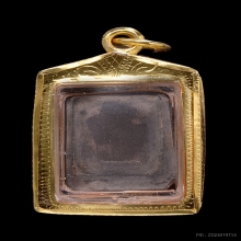 หัวแหวนหลวงพ่อเดิม วัดหนองโพ เนื้อเงินลงยา