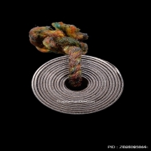 ตะกรุดลูกอมโลกธาตุ หลวงปู่ใจ วัดเสด็จ เนื้อเงิน