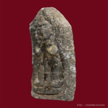 ท้าวเวสสุวรรณ พระครูสอน วัดมักกะสัน เนื้อชินตะกั่วสนิมแดง