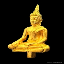 #พระทองคำ.. พระยอดธง หลวงพ่อคูณ วัดบ้านไร่ (รุ่น3)