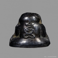 พระปิดตาหลวงปู่ใจวัดเสด็จ ปี2472 เนื้อเมฆพัด