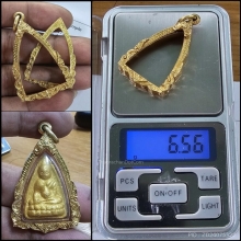 กรอบทอง งานสั่งทำ ใส่พระพุทโธ สวยเดิม สมบูรณ์ 