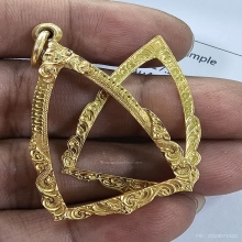 กรอบทอง งานสั่งทำ ใส่พระพุทโธ สวยเดิม สมบูรณ์ 