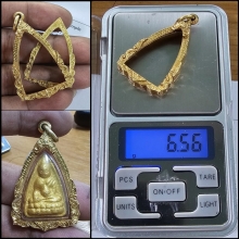 กรอบทอง งานสั่งทำ ใส่พระพุทโธ สวยเดิม สมบูรณ์ 