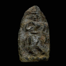 พระลีลาพระอัฏฐารส 2 หน้า ชินเขียว กรุเมืองเก่า จ.สุโขทัย