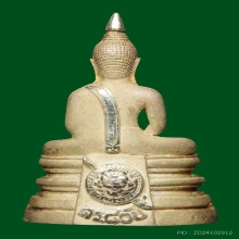 พ่อโสธร 80 ปี กรมตำรวจ เงินขัดเงา นิ้วทะลุ ผิวสวยเดิม+กล่อง